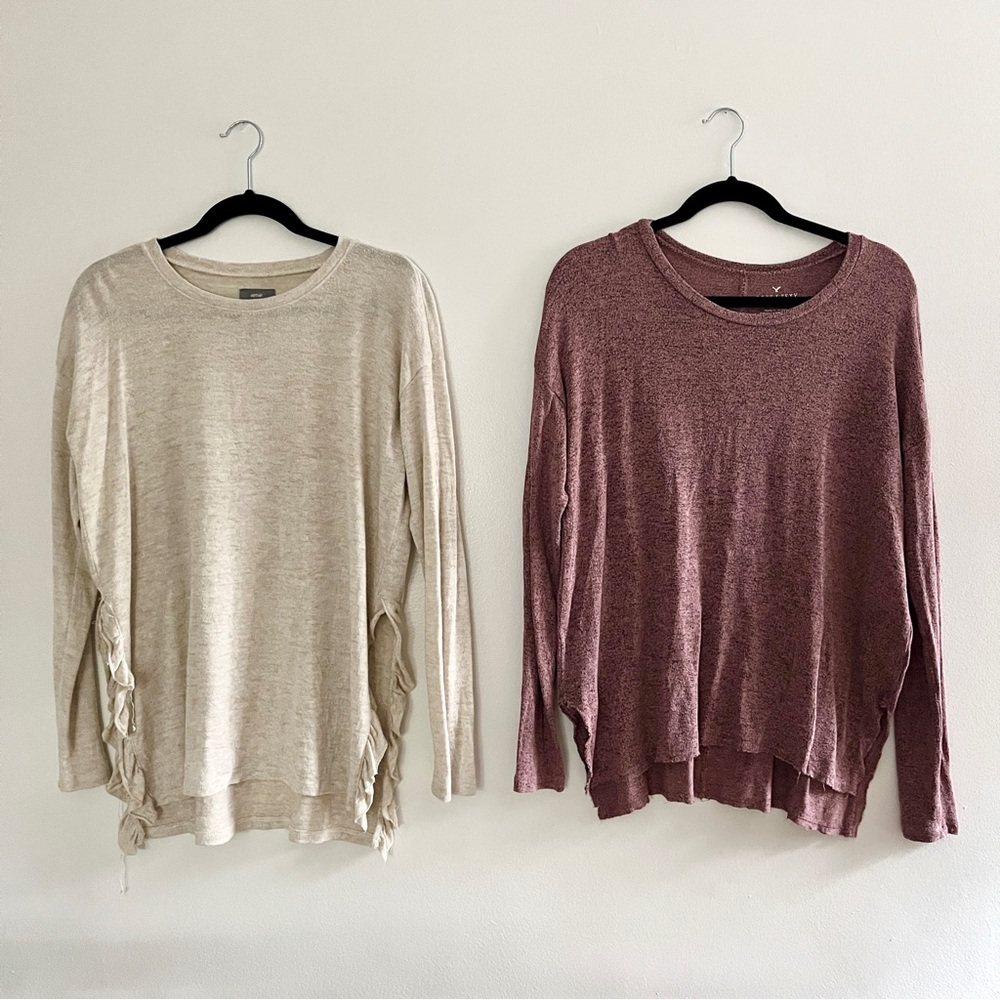 Lot of 2 sweaters - American eagle and aerie - size medium and small